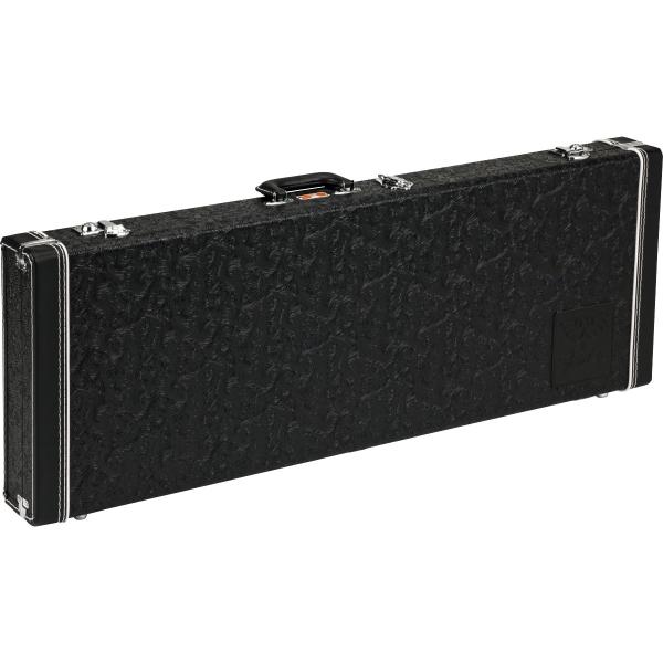 Waylon Jennings Strat/Tele Case Black Tooled Leather