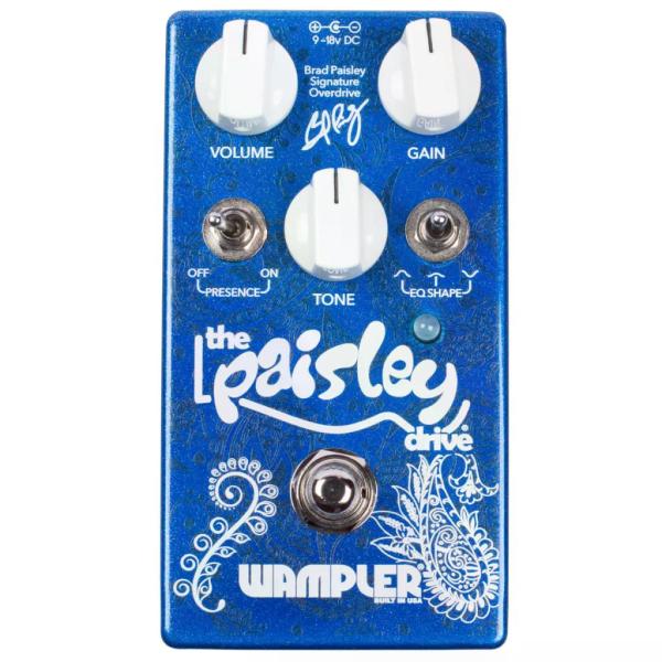 (購入特典有り)Wampler Pedals / Paisley Drive Brad Paisley Signature Model ブラッド・ペイズリー オーバードライブ(国内正規品)(Fenderケーブルプレゼント)