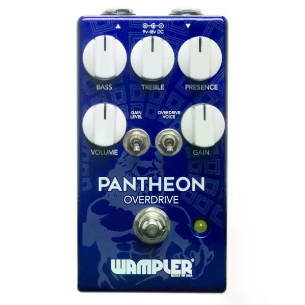 (購入特典有り)Wampler Pedals / Pantheon Overdrive オーバードライブペダル ワンプラーペダル(国内正規品)(Fenderケーブルプレゼント)