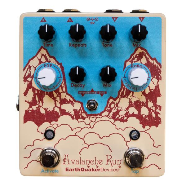 (国内イシバシ楽器限定/2026年限定カラーリミテッド)EarthQuaker Devices / Avalanche Run ステレオディレイ＆リバーブ アースクエイカーデバイセス(YRK)
