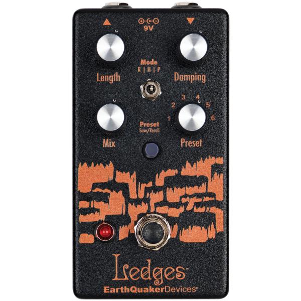 (購入特典有り)(台数限定リミテッド)EarthQuaker Devices / Ledges Black Amber Scrollsインスパイヤードカラーバリエーション(Fenderケーブルプレゼント)(YRK)