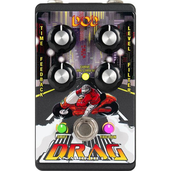 (新製品) [一般的なディレイの概念を大きく超越/まったく新しいアナログディレイ!] DOD / DRAG Analog Delay ドラッグ ディーオーディー (国内正規品)