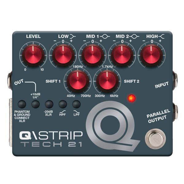 TECH21 Q\STRIP イコライザー　DI WEBSHOPクリアランスセール)TECH21 / Q￥STRIP Q STRIP ベース用DI