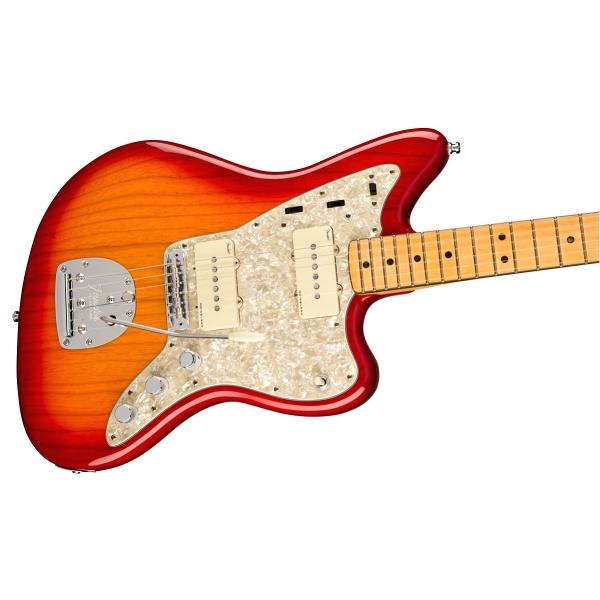 American Ultra Jazzmaster, Maple Fingerboard, Plasma Red Burst
