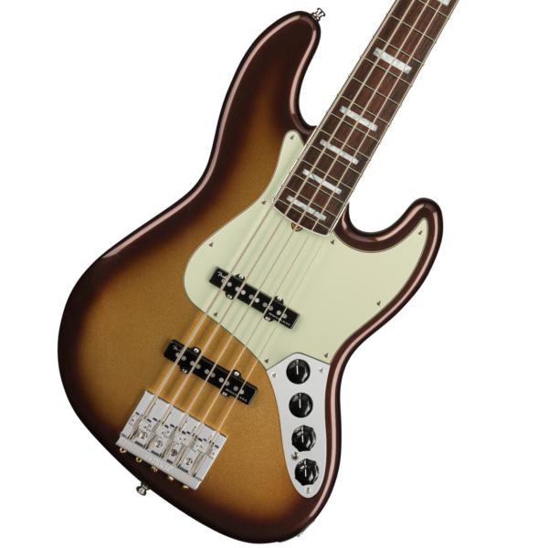 American Ultra Jazz Bass V Rosewood Fingerboard Mocha Burst
