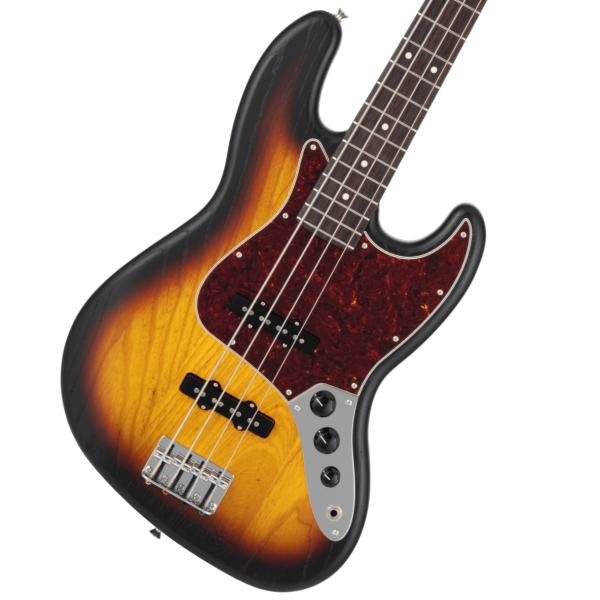 Made in Japan Limited Jazz Bass, Raw Ash, Rosewood Fingerboard, 3-Color Sunburst