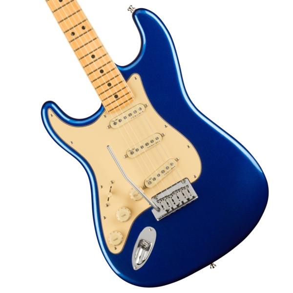 American Ultra Stratocaster Left-Hand Maple Fingerboard Cobra Blue