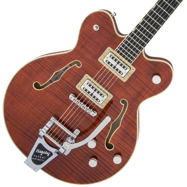 G6609TFM Players Edition Broadkaster Center Block Double-Cut with String-Through Bigsby
