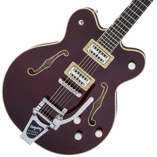 G6609TFM Players Edition Broadkaster Center Block Double-Cut with String-Thru Bigsby