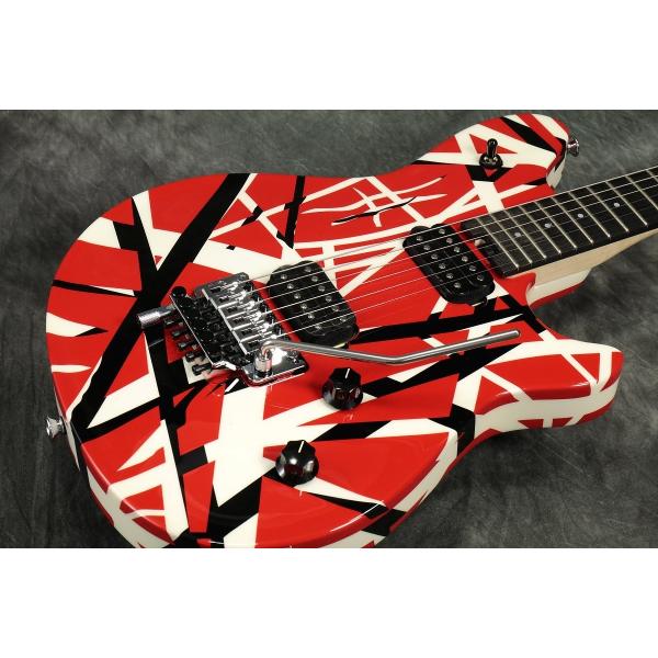 Wolfgang Special Ebony Fingerboard Red Black and White Stripes