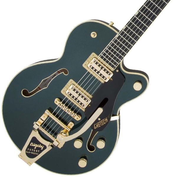 Players Edition G6659TG Broadkaster Jr. Center Block Single-Cut with Bigsby Cadillac Green Metallic