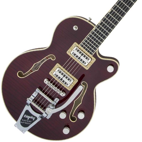 G6659TFM Players Edition Broadkaster Jr. Center Block Junior Single-Cut with String-Thru Bigsby