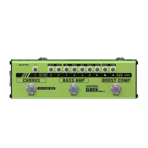 [ベースプレイヤーにとって必要不可欠な機能を集約]Valeton/Dapper Bass Mini ダッパー・ベース・ミニ ベース用ストリップ式マルチエフェクター(正規品)(YRK)