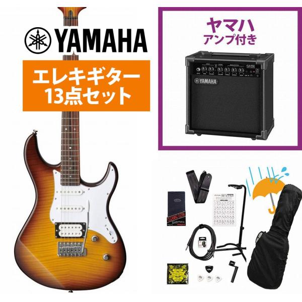 YAMAHA / PACIFICA212VFM TBS(タバコブラウンサウンバースト)  PAC-212VFM PAC212VFM YAMAHA GA15IIアンプ付属初心者セットR