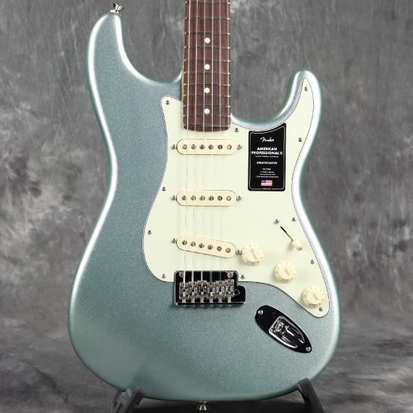 (WEBSHOPクリアランスセール)Fender/ American Professional II Stratocaster Rosewood Fingerboard Mystic Surf Green フェンダー(3.58kg)(S/N US25047012)