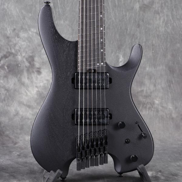 Ibanez / QX527B-WK (Weathered Black) アイバニーズ ヘッドレス エレキギター 7弦 (SPOTモデル)(2.39kg)(S/N I260204635)