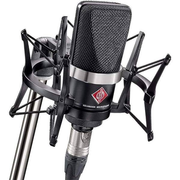 NEUMANN / TLM 102 BK studio set ラージダイアフラムマイク（カーディオイド、ブラック色）EA4(国内正規品保証3年付き)