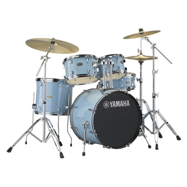 YAMAHA / RDP0F5STD GPUグロスペールブルー ライディーン ドラムセット ジルジャンシンバル付きフルセット 20BD コンパクトサイズ(お取り寄せ商品)