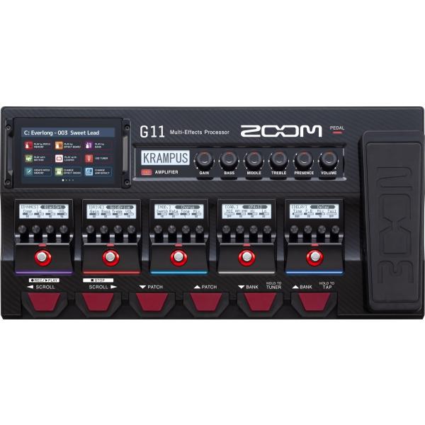 (特典有り)(無償オンラインユーザー登録で安心の3年間製品保証)ZOOM / G11 Multi-Effects Processor マルチエフェクター ズーム