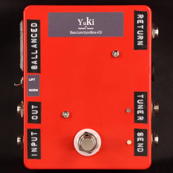 (セール品)YUKI / HS-JB ［スイッチ搭載］ベース専用ジャンクションボックス＋ DI ダイレクトボックス 日本製 Made in Japan