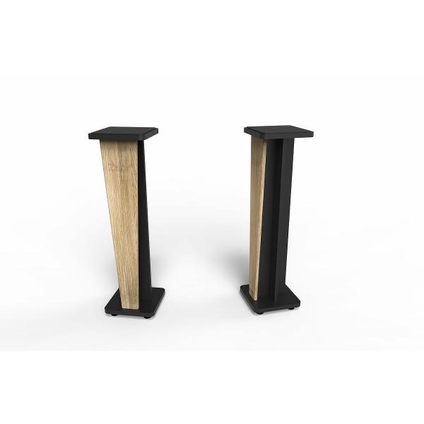Croce Stand 36 Oak/Black (Pair)