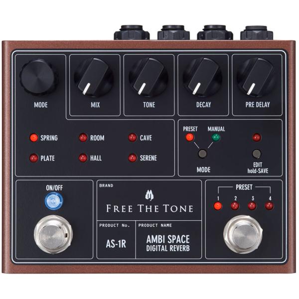 FREE THE TONE / AMBI SPACE AS-1R DIGITAL REVERB リバーブ フリーザトーン 日本製 Made in Japan