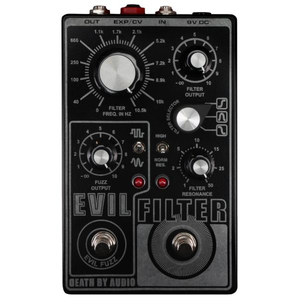 DEATH BY AUDIO /  EVIL FILTER Psycho multimode filter ＋ Fuzz マルチモード・フィルター＋ファズ デスバイオーディオ(国内正規品)