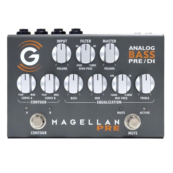 (ベース用プリアンプ/DI) Genzler Amplification / MAGELLAN PRE/DI PEDAL MG-PRE-PEDAL プリアンプ ゲンツラー (国内正規品)