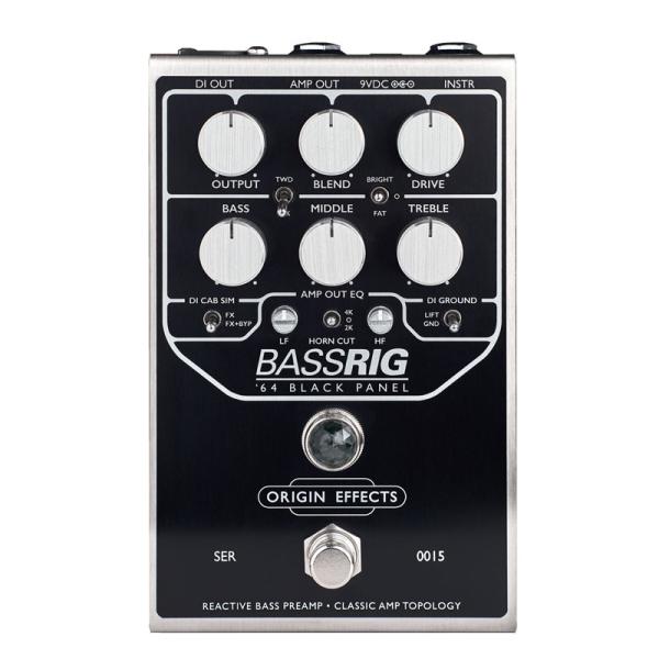 ORIGIN EFFECTS / BassRIG ’64 Black Panel ベース プリアンプ ベース用プリアンプ(国内正規品)
