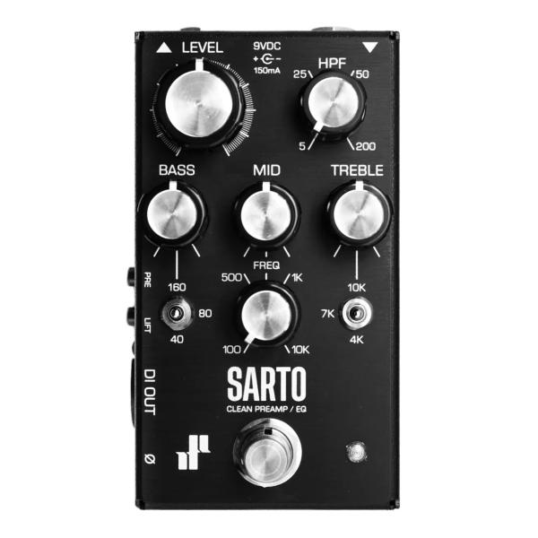 [スタジオグレードクリーンプリアンプ/EQ/DIペダル]  Jad Freer Audio / SARTO Clean Preamp/EQ ジャド フリーアオーディオ (国内正規品)