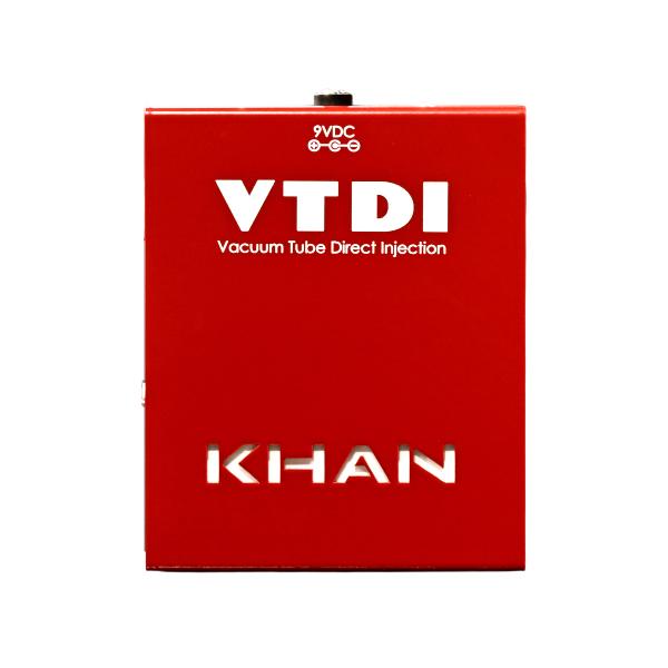 (新製品) [極上サウンドはそのままに9V駆動&amp;小型化を実現!]  KHAN AUDIO / 9VDI Vacuum Tube Direct Inject 真空管ダイレクトボックス (国内正規品)