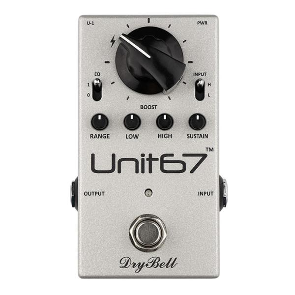 (購入特典有り)DryBell Guitar Effects / Unit67 Tone Shaper Compressor EQ Booster Rangemaster ブースター(国内正規品)(Fenderケーブルプレゼント)