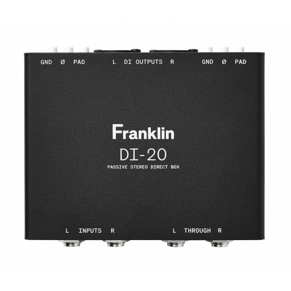 (ステレオパッシブDI) Franklin Audio / DI-20 Stereo Passive DI ステレオ ダイレクトボックス フランクリン・オーディオ (国内正規品)