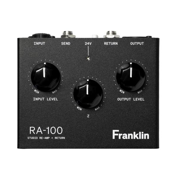 (新製品)［リアンプ］ Franklin Audio / RA-100 Studio Re-Amp and Return 楽器用プリアンプ フランクリンオーディオ (国内正規品)