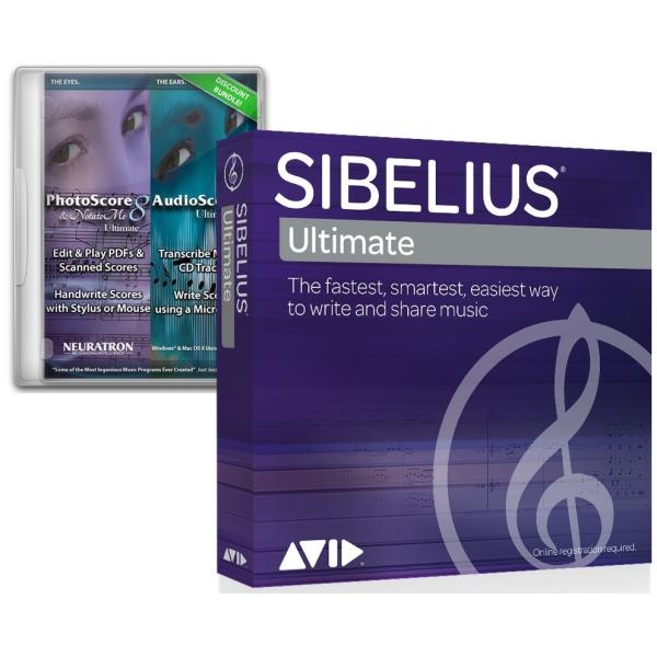AVID / Sibelius Ultimate PhotoScore & AudioScore バンドル(永続ライセンス)(お取り寄せ商品)