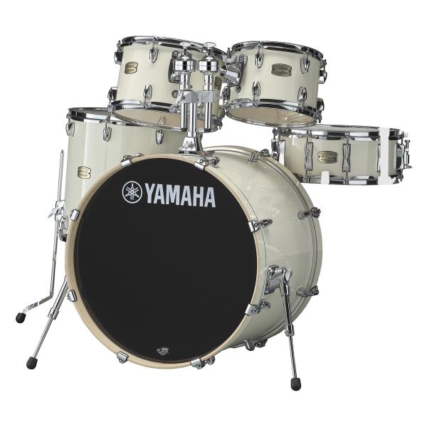 YAMAHA / SBP2F5 CLWクラシックホワイト ステージカスタム 5点シェルパック 22バスドラムセット(お取り寄せ商品)