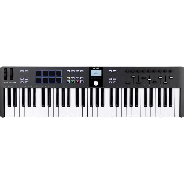 他サイト： Arturia アートリア / KeyLab Essential 61 mk3 Black ユニバーサルMIDI コントローラーの商品画像