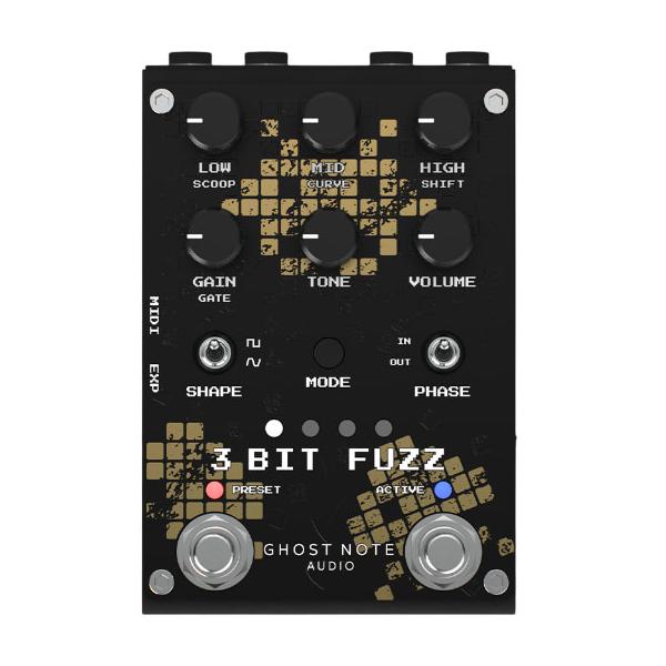 (3ビット・ビットクラッシャー)  Ghost Note Audio / 3 Bit Fuzz Untamed sonic mayhem  ゴーストノートオーディオ (国内正規品)