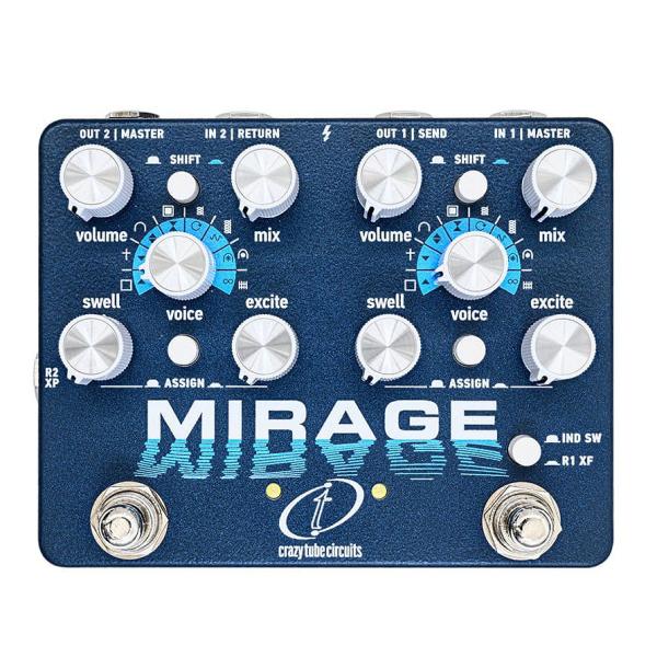 (セール品)Crazy Tube Circuits / Mirage Dual Independent Reverb Engines MODULATION/REVERB (国内正規品)