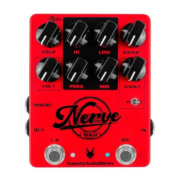 (セール品)Tsakalis Audio Works / Nerve MKII Distortion ハイゲインディストーション タスカリスオーディオ(国内正規品)