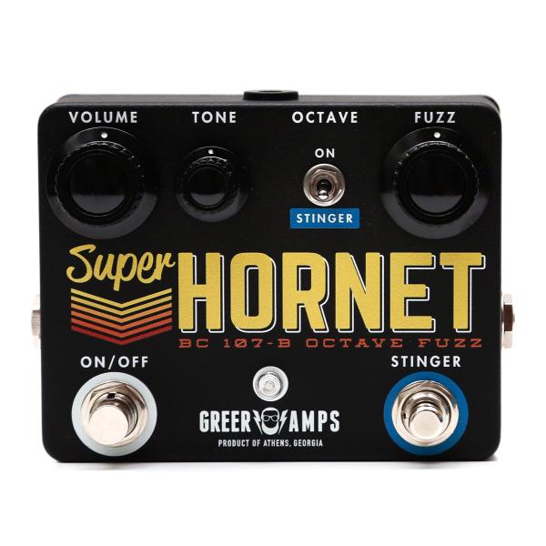 (FOXX Tone Machineをベースに設計) Greer Amps グリアー・アンプス / Super Hornet Fuzz/Octave ファズペダル(正規国内輸入代理店商品)