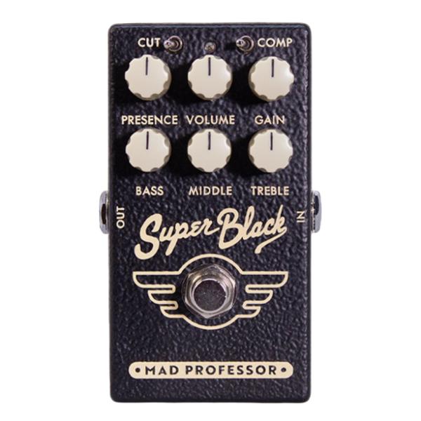 (新製品)(60年代のクラシックなブラックパネルサウンド) Mad Professor / Super Black Mini Preamp/OD FACTORYシリーズ マッドプロフェッサー(国内正規品)