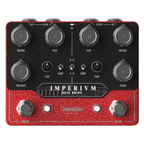 (購入特典有り)Cornerstone Music Gear / Imperium V2 2in1 Overdrive オーバードライブ ディストーション (国内正規品)(Fenderケーブルプレゼント)