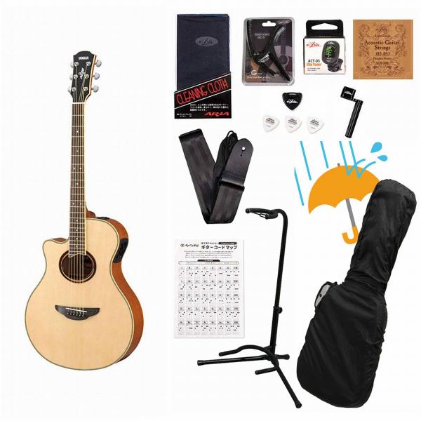 Yamaha APX700ii L エレアコースティック レフティ (左利き) YAMAHA APX700II L アコースティックギター初心者12点セット