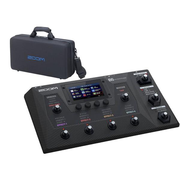 他サイト： ZOOM / B6 Multi-Effects Processor + CBG-6 純正キャリーバッグセット ベース用エフェクター マルチエフェクター ズームの商品画像