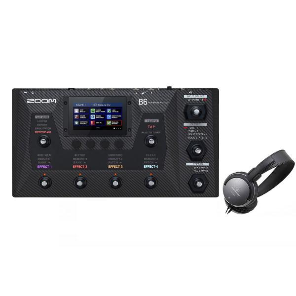 ZOOM / B6 Multi-Effects Processor (ヘッドフォンプレゼント!!)
