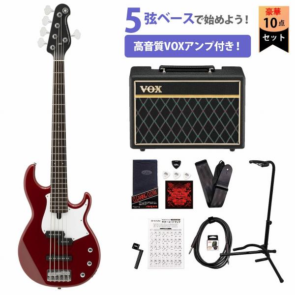 YAMAHA ヤマハ　5弦ベース　BB235/RBR 動作良好　弾きやすい YAMAHA 調整済で弾きやすいヤマハBB235 5弦ベースセット : 伊藤