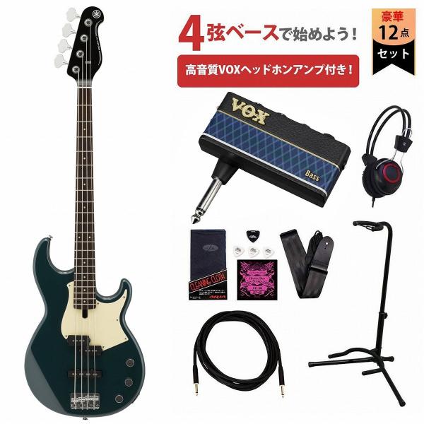 YAMAHA / BB434 ティールブルー(TB) BB400 Series Broad Bass ヤマハ エレキベース VOXヘッドホンアンプ(Amplug Bass 3)付属エレキベース初心者セットR