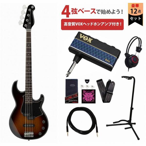 YAMAHA / BB434 タバコブラウンサンバースト(TBS) BB400 Series Broad Bass VOXヘッドホンアンプ3付属エレキベース初心者セットR