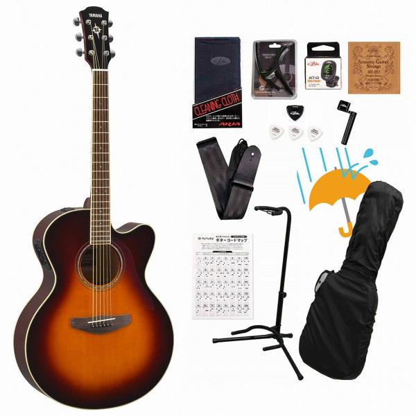 YAMAHA / CPX600 OVS(Old Violin Sunburst) [ミディアムジャンボボディ エレアコ] ヤマハ アコギ入門豪華12点初心者セットR